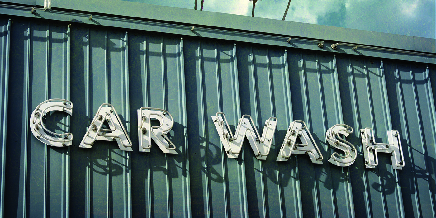 vintage, carwash, old, distressed