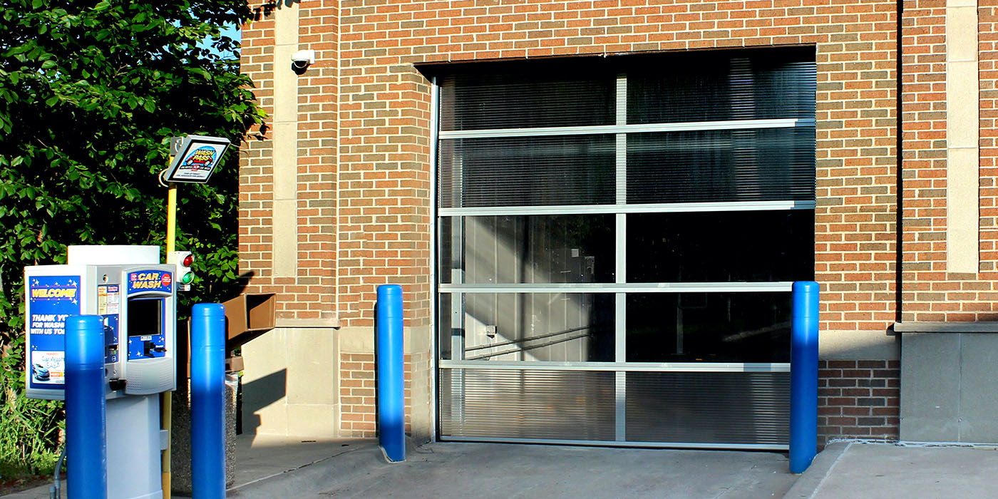 door, carwash, pay station