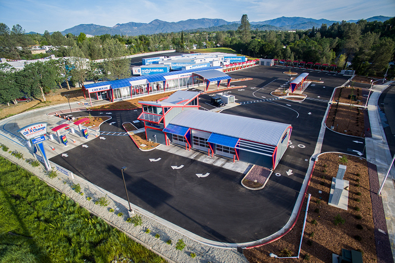 site design, carwash, oil change, quick lube